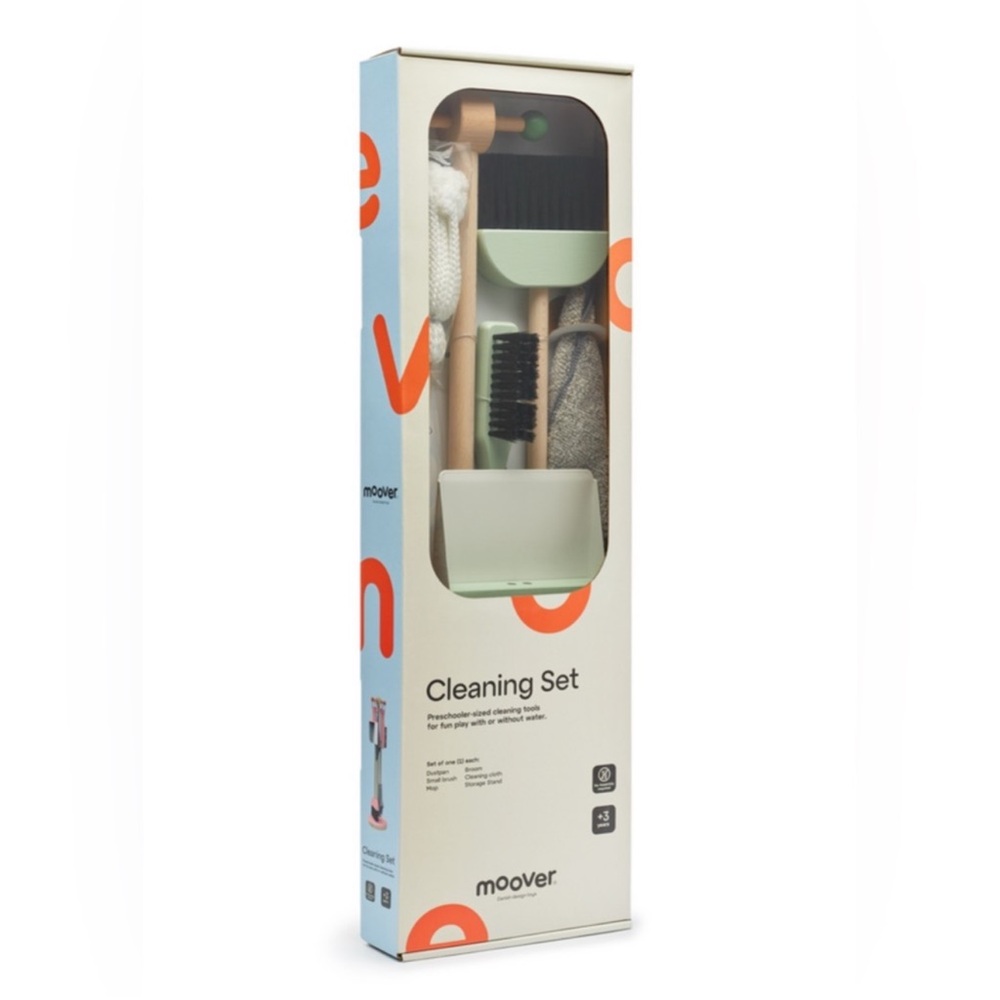 NWT MOOVER Toys Cleaning Set in Mint Sage Unisex